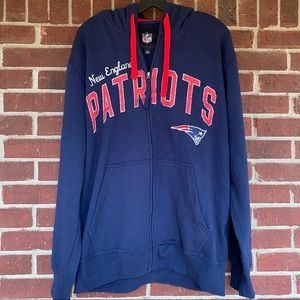 NFL New England Patriots Men L Blue Jacket